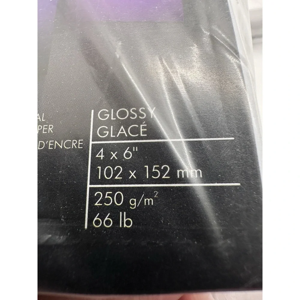 HP Advanced Photo Paper Glossy Lot of 2 Sealed 4x6 & 5x7‎